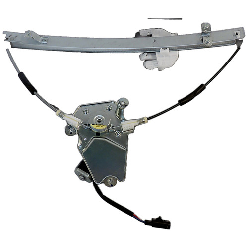 Crown Automotive 4589268AC Right Front Window Regulator Assembly for 2/26/06-2007 Jeep KJ Liberty - Black, Silver Metal, Plastic