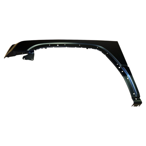 Crown Automotive 55369219AB Left Fender for 2006-2010 Jeep XK Commander - Black Metal, Sold Individually