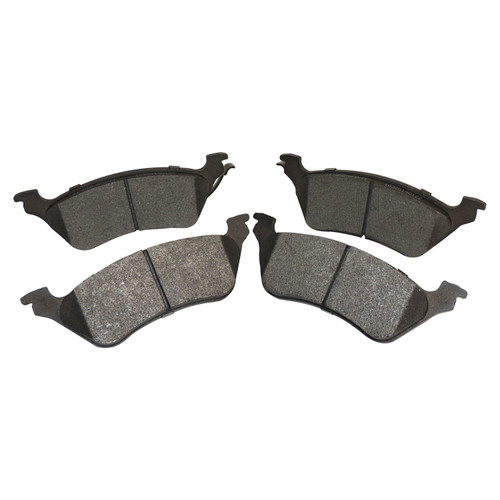 Crown Automotive 5071948AA Rear Brake Pad Set for 2001-2007 Chrysler, Dodge, & Plymouth RS Minivan - Black Semi-Metallic, Steel