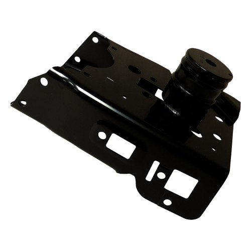 Crown Automotive 68325052AC Left Front Bumper Bracket for 2018+ Jeep JL Wrangler & JT Gladiator w/ Steel Front Bumper - Black Steel