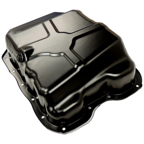 Crown Automotive 4884665AE Engine Oil Pan 2007-2017 Jeep MK Compass, Patriot w/ 2.0L, 2.4L Engines - Black Steel, Sold Individually
