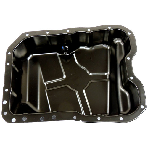 Crown Automotive 4884665AE Engine Oil Pan 2007-2017 Jeep MK Compass, Patriot w/ 2.0L, 2.4L Engines - Black Steel, Sold Individually