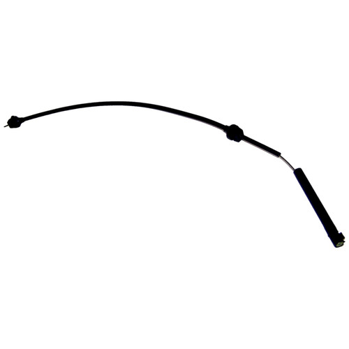 Crown Automotive J0999923 Throttle Cable for 1972-1975 Jeep CJ-5, CJ-6 w/ 3.8L or 4.2L Engine, 27-3/4" Long - Black Plastic, Rubber, Steel