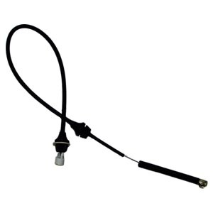 Crown Automotive J0999923 Throttle Cable for 1972-1975 Jeep CJ-5, CJ-6 w/ 3.8L or 4.2L Engine, 27-3/4" Long - Black Plastic, Rubber, Steel