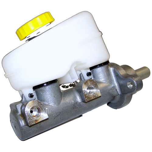 Crown Automotive 4761941 Brake Master Cylinder for Jeep 1995-2001 XJ Cherokee, 1995-1998 ZJ, ZG Grand Cherokee - Silver, Yellow Metal