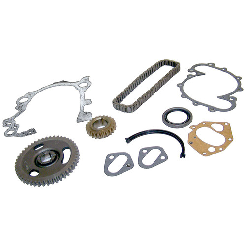 Crown Automotive 3234433K Timing Chain Kit for 1979-1981 CJ-5, CJ-7 w/ 5.0L Engine, 1979-1991 SJ, J-Series w/ 5.9L Engine, 1/2" Wide