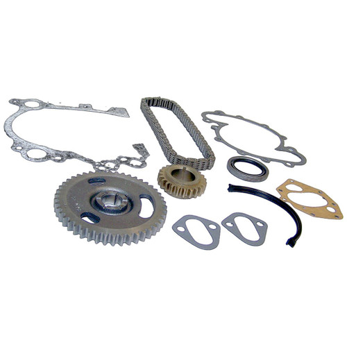 Crown Automotive 3234433K Timing Chain Kit for 1979-1981 CJ-5, CJ-7 w/ 5.0L Engine, 1979-1991 SJ, J-Series w/ 5.9L Engine, 1/2" Wide