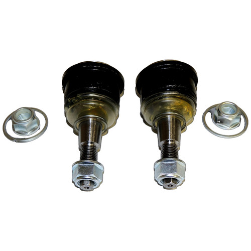 Crown Automotive CBXEF230AB Front Lower Ball Joint for 2002-2007 Jeep KJ Liberty, Left or Right, Includes Hardware - Black Metal, Rubber