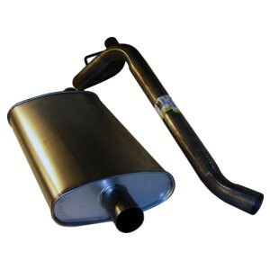 Crown Automotive 52019138 Muffler & Tailpipe for 1994-1995 Jeep XJ Cherokee w/ 2.5L, 4.0L Engines - Steel