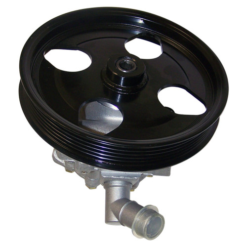 Crown Automotive 52059899AE Power Steering Pump for 2007-2011 Jeep JK Wrangler, Includes Pulley - Black, Silver Metal, Sold Individually
