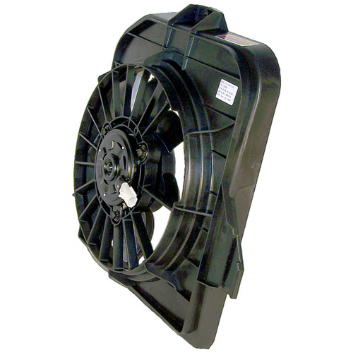 Crown Automotive 4809170AE Right Side Cooling Fan Assembly for Various 2001-2005 Dodge & Chrysler Minivans - Black Plastic
