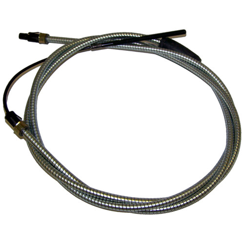 Crown Automotive 52003190 Front Parking Brake Cable for 1987-1992 Jeep MJ Comanche w/ 7' Bed, 109" Long - Black Plastic, Rubber, Steel