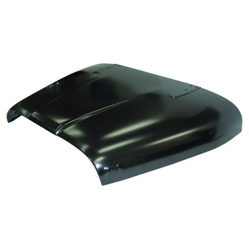 Crown Automotive J5761180 Black Primed Hood for 72-86 Jeep CJ-5, CJ-6, CJ-7, CJ-8 - Black Steel, Sold Individually