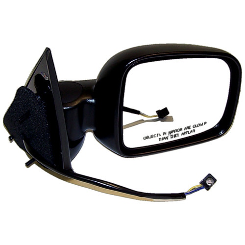 Crown Automotive 55155840AI Right Power, Manual Folding Mirror for Jeep 2002-2007 KJ Liberty LHD, Black Textured Finish, Sold Individually