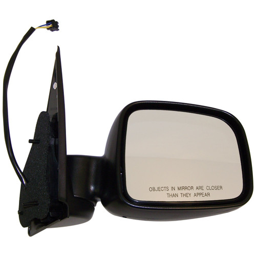 Crown Automotive 55155840AI Door Mirror Right - Fits 2002-2007 Jeep KJ Liberty LHD, Black