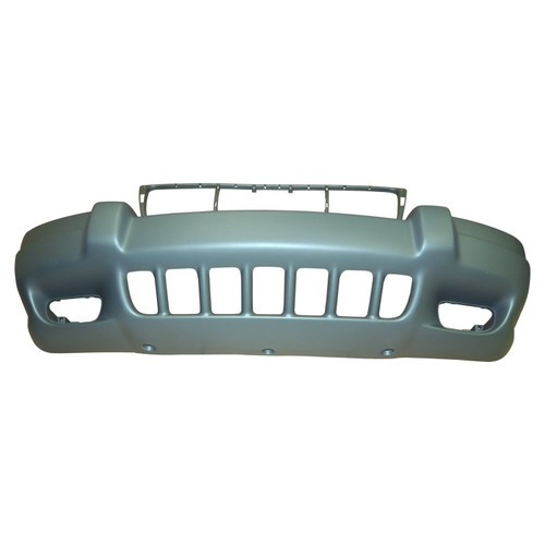 Crown Automotive 5FN29VF7AB Brownstone Front Fascia for 1999-2003 Jeep Grand Cherokee w/ Laredo w/ Fog Lights - Brownstone Plastic