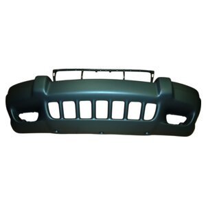 Crown Automotive 5FN29VF7AB Brownstone Front Fascia for 1999-2003 Jeep Grand Cherokee w/ Laredo w/ Fog Lights - Brownstone Plastic