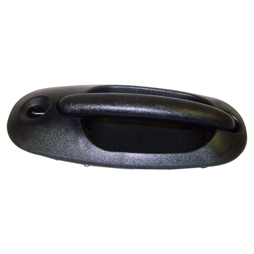 Crown Automotive QJ98SJM Right Sliding Door Handle w/ Key Hole - Black Textured Finish for 1996-1999 Dodge Caravan, Chrysler Town &