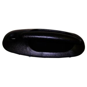 Crown Automotive QJ98SJM Right Sliding Door Handle w/ Key Hole - Black Textured Finish for 1996-1999 Dodge Caravan, Chrysler Town &