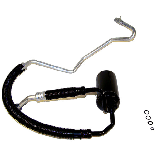 Crown Automotive 4740767 A/C Receiver Drier for 7/16/1992-1993 Jeep ZJ Grand Cherokee w/ 5.2L Engine - Black Metal, Sold Individually