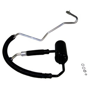Crown Automotive 4740767 A/C Receiver Drier for 7/16/1992-1993 Jeep ZJ Grand Cherokee w/ 5.2L Engine - Black Metal, Sold Individually