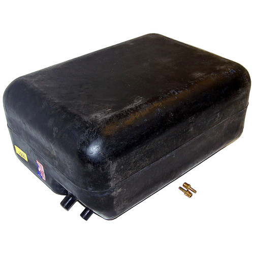 Crown Automotive 8128585PL 15 Gallon Plastic Fuel Tank for 1978-1986 Jeep CJ-5, CJ-7, CJ-8, Includes Lock Ring & O-Ring - Black Plastic