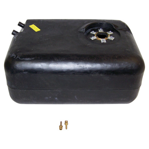 Crown Automotive 8128585PL 15 Gallon Plastic Fuel Tank for 1978-1986 Jeep CJ-5, CJ-7, CJ-8, Includes Lock Ring & O-Ring - Black Plastic