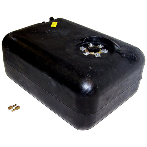 Crown Automotive 8128585PL 15 Gallon Plastic Fuel Tank for 1978-1986 Jeep CJ-5, CJ-7, CJ-8, Includes Lock Ring & O-Ring - Black Plastic