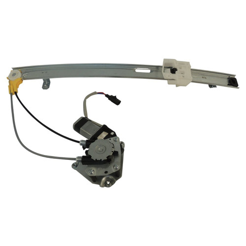 Crown Automotive 4589267AD Left Rear Window Regulator Assembly for 2/26/06-2007 Jeep KJ Liberty - Black, Silver Metal, Plastic