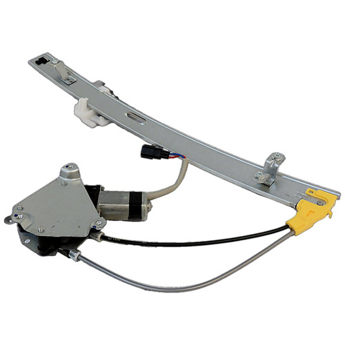 Crown Automotive 4589267AD Left Rear Window Regulator Assembly for 2/26/06-2007 Jeep KJ Liberty - Black, Silver Metal, Plastic