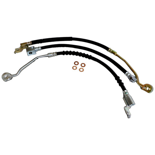 Crown Automotive BHK6 Brake Hose Kit for 2/14/1994-1995 Jeep YJ Wrangler, Includes Left & Right Front & Rear Hoses and Washers