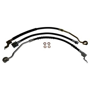 Crown Automotive BHK6 Brake Hose Kit for 2/14/1994-1995 Jeep YJ Wrangler, Includes Left & Right Front & Rear Hoses and Washers