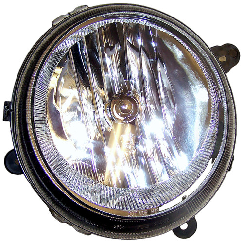 Crown Automotive 5303843AB Left Headlamp Assembly for 2007-2017 Jeep Patriot, 2007-2010 Jeep Compass, w/ Left Hand Drive, Includes Bulb