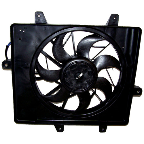Crown Automotive 5017407AB Cooling Fan Assembly for 2001-2005 Chrysler PT Cruiser - Black Plastic, Sold Individually