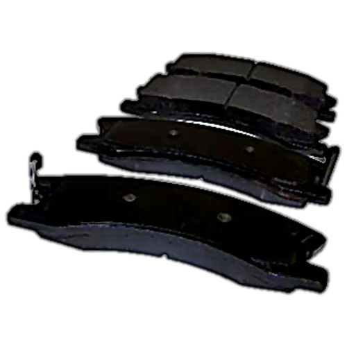 Crown Automotive 5093183AD Front Brake Pad Set for 1999-2004 Jeep WJ, WG Grand Cherokee w/ Akebono Calipers - Gray Semi-Metallic