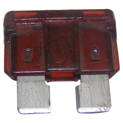 Crown Automotive J3231214 7.5 Amp Fuse - Maroon, Silver Metal, Plastic, Sold Individually