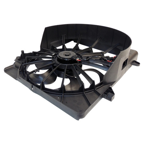 Crown Automotive 68033228AA Cooling Fan Assembly for 2008-2012 Jeep KK Liberty w/ 3.7L Engine - Black Metal, Plastic, Sold Individually