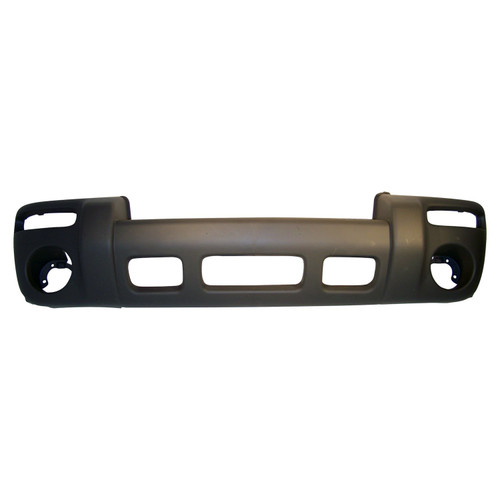 Crown Automotive 5GJ63HS5AC Front Fascia for 2002-2004 Jeep KJ Liberty, Gray Textured Finish - Gray Plastic, Sold Individually