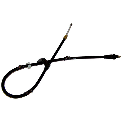 Crown Automotive 52128119AC Left Rear Parking Brake Cable 1999-2004 Jeep WJ Grand Cherokee - Black, Unpainted Plastic, Rubber, Steel