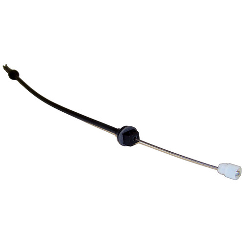 Crown Automotive J5351419 Throttle Cable for Select 1974-1977 Jeep SJ, J-Series w/ 5.9L or 6.6L Engine - Black Plastic, Rubber, Steel