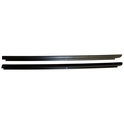 Crown Automotive 55395268K Door Window Belt Weatherstrip Kit Front Left & Right Outer - Fits 2007-2018 Jeep JK Wrangler