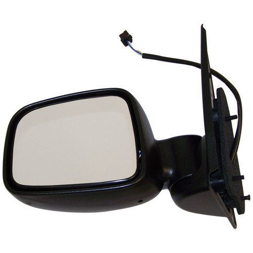 Crown Automotive 55155841AI Door Mirror Left - Fits 2002-2007 Jeep KJ Liberty LHD, Black