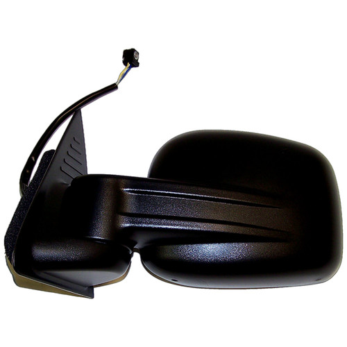 Crown Automotive 55155841AI Door Mirror Left - Fits 2002-2007 Jeep KJ Liberty LHD, Black