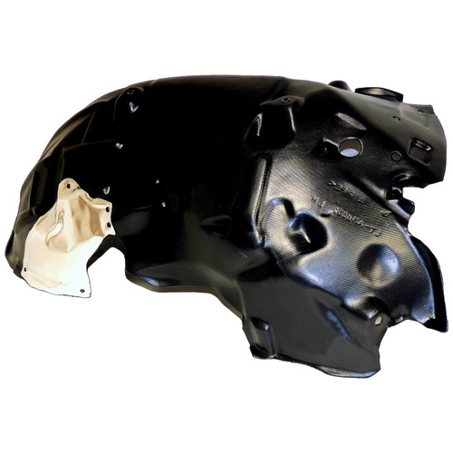 Crown Automotive 68270815AB Left Front Fender Liner for 2018+ Jeep JL Wrangler & JT Gladiator w/o Rubicon Package - Black Plastic