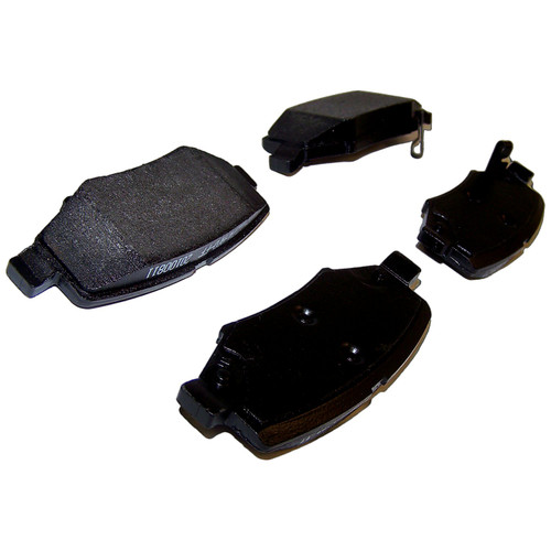 Crown Automotive 68003776AA Rear Brake Pad Set for Jeep 2007-2018 JK Wrangler and 2008-2012 KK Liberty - Gray Semi-Metallic