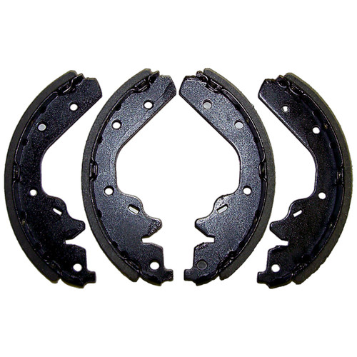 Crown Automotive 4762537 Rear Brake Shoe Set for 95-05 Dodge / Plymouth Neon w/ Rear Drum Brakes - Gray Metal, Semi-Metallic