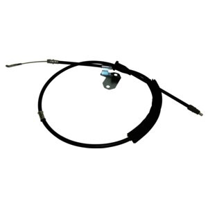 Crown Automotive 52125207AF Left Rear Parking Brake Cable for 2009-2012 Jeep KK Liberty - Black, Unpainted Plastic, Rubber, Steel