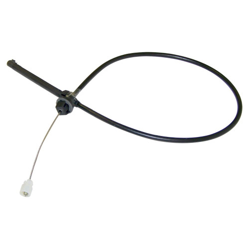 Crown Automotive J0999893 Throttle Cable for 1972-1975 CJ-5, CJ-6 w/ 5.0L Engine, 25-1/2" Conduit Length, 35-1/2" Overall Length