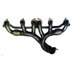 Crown Automotive 4883385 Exhaust Manifold w/ Flex Bellows for Jeep 1991-1999 TJ, YJ Wrangler 1993-1998 ZJ Grand Cherokee, 1991-1999 XJ