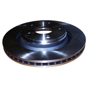 Crown Automotive 68040177AA Front Disc Brake Rotor for 2008-2018 Jeep JK Wrangler w/ 13.09" Rotor, L or R - Cast Iron, Sold Individually